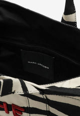 Marc Jacobs Large Zebra Canvas Tote Bag Monochrome 2F4HTT020H05CO/P_MARC-005