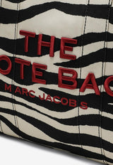 Marc Jacobs Large Zebra Canvas Tote Bag Monochrome 2F4HTT020H05CO/P_MARC-005