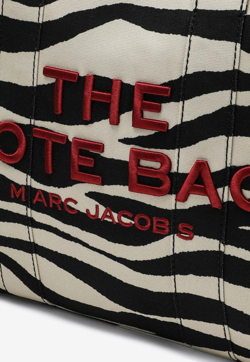 Marc Jacobs Large Zebra Canvas Tote Bag Monochrome 2F4HTT020H05CO/P_MARC-005