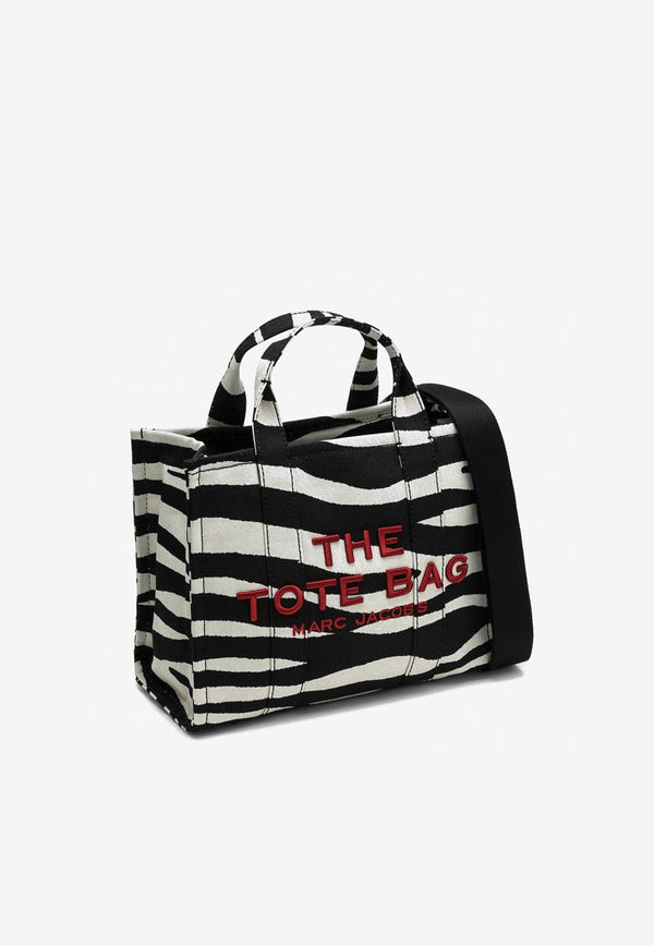 Marc Jacobs Medium Zebra Canvas Tote Bag Monochrome 2F4HTT021H05CO/P_MARC-005