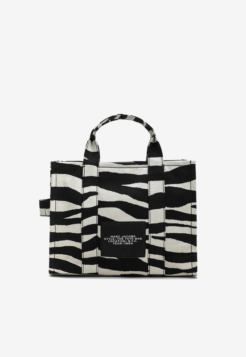 Marc Jacobs Medium Zebra Canvas Tote Bag Monochrome 2F4HTT021H05CO/P_MARC-005