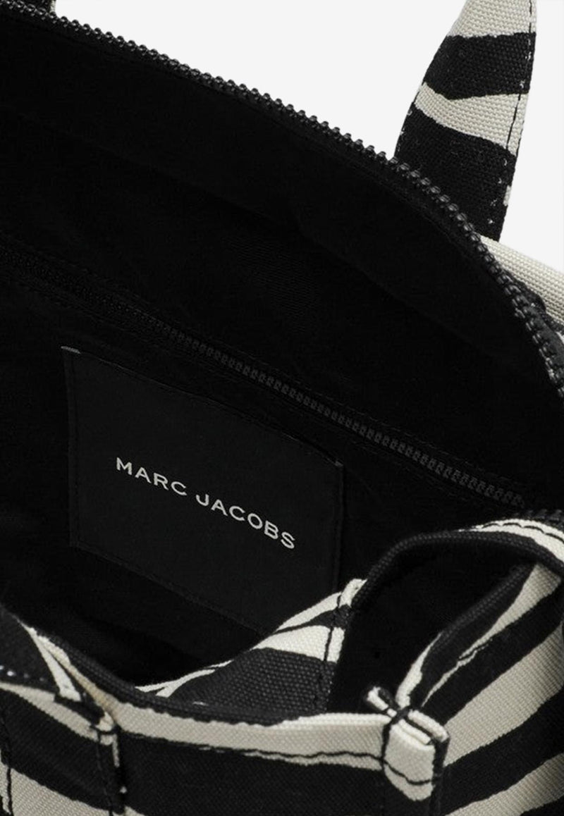 Marc Jacobs Medium Zebra Canvas Tote Bag Monochrome 2F4HTT021H05CO/P_MARC-005