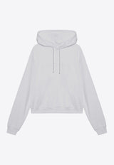 Marc Jacobs Embroidered Logo Hooded Sweatshirts White 2F4RTP032C66CO/P_MARC-100