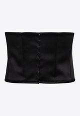 Marc Jacobs Satin Rose Corset Black 2F4RTP069W10PL/P_MARC-001