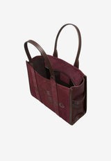 Marc Jacobs Medium Suede Tote Bag Plum 2F5HTT028H01-510_PLUM