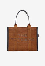 Marc Jacobs Medium Suede Tote Bag Brown 2F5HTT028H01-860_COPPER