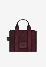 Marc Jacobs Small Suede Logo Tote Bag Plum 2F5HTT030H01SUE/R_MARC-510