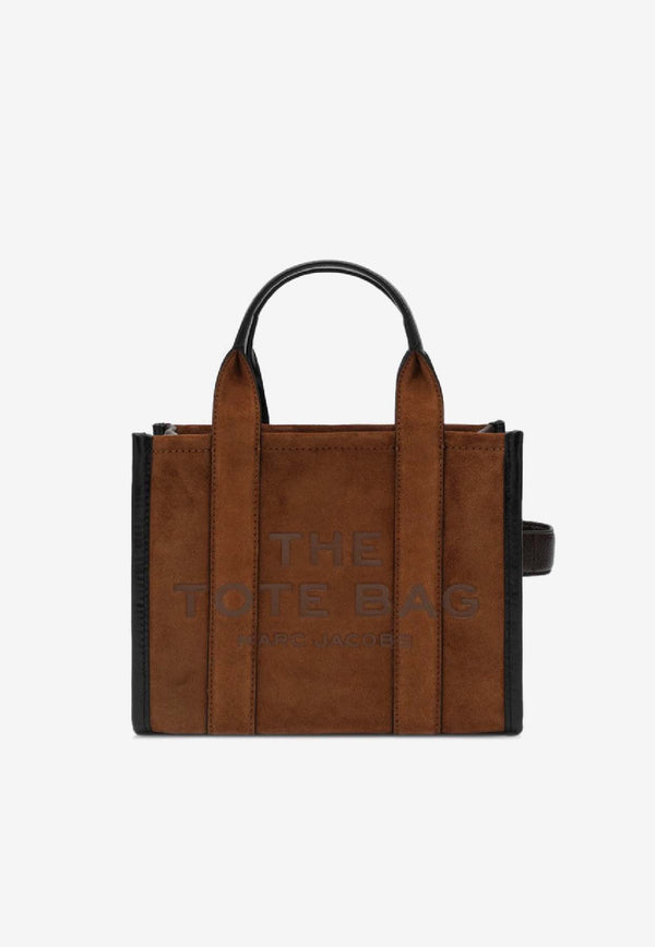 Marc Jacobs Small Suede Logo Tote Bag Brown 2F5HTT030H01SUE/R_MARC-860