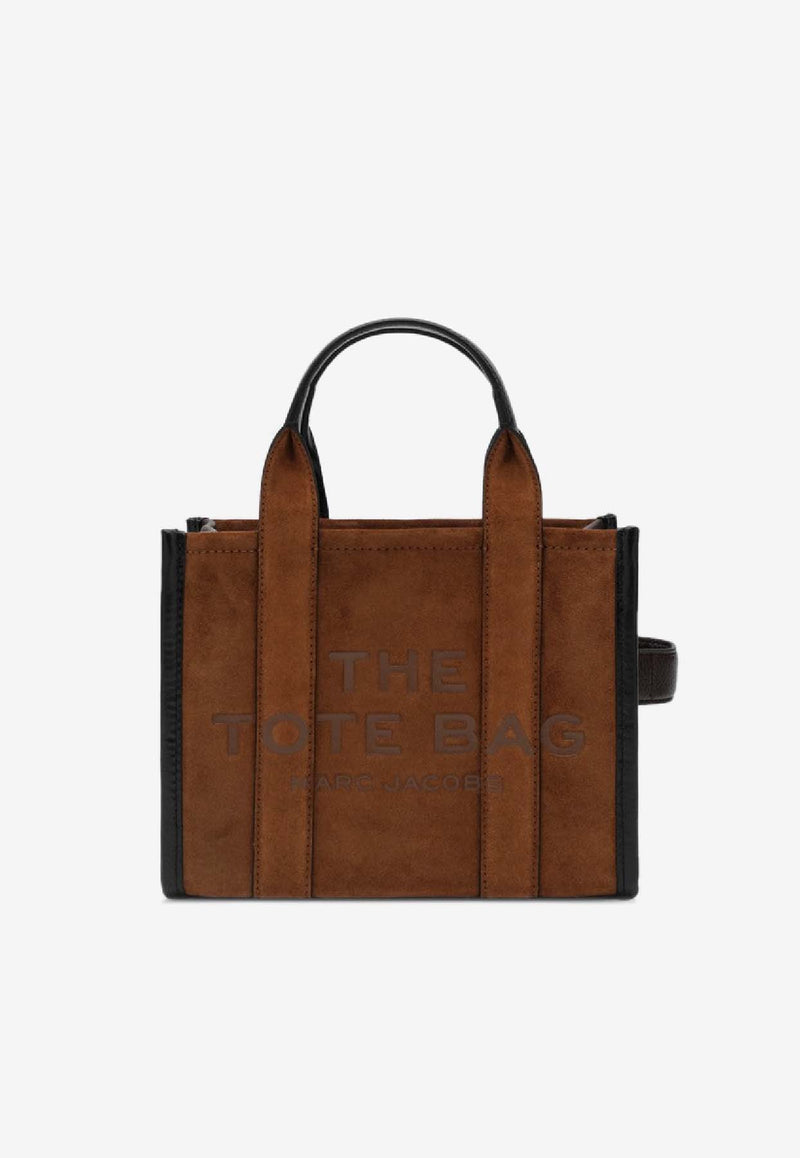Marc Jacobs Small Suede Logo Tote Bag Brown 2F5HTT030H01SUE/R_MARC-860