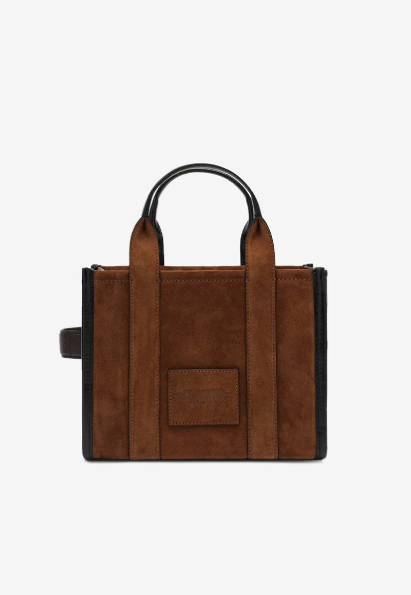 Marc Jacobs Small Suede Logo Tote Bag Brown 2F5HTT030H01SUE/R_MARC-860