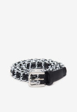 ba&sh Brooke Braided Chained Belt Silver 2H23BROO_SILVER