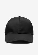 Prada Triangle Logo Baseball Cap Black 2HC2742DMI/S_PRADA-F0002