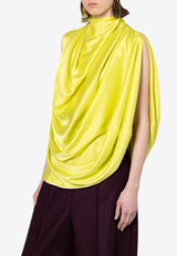 ROKSANDA Vesper Draped Top Yellow 2JZ4_B943A-1YELLOW