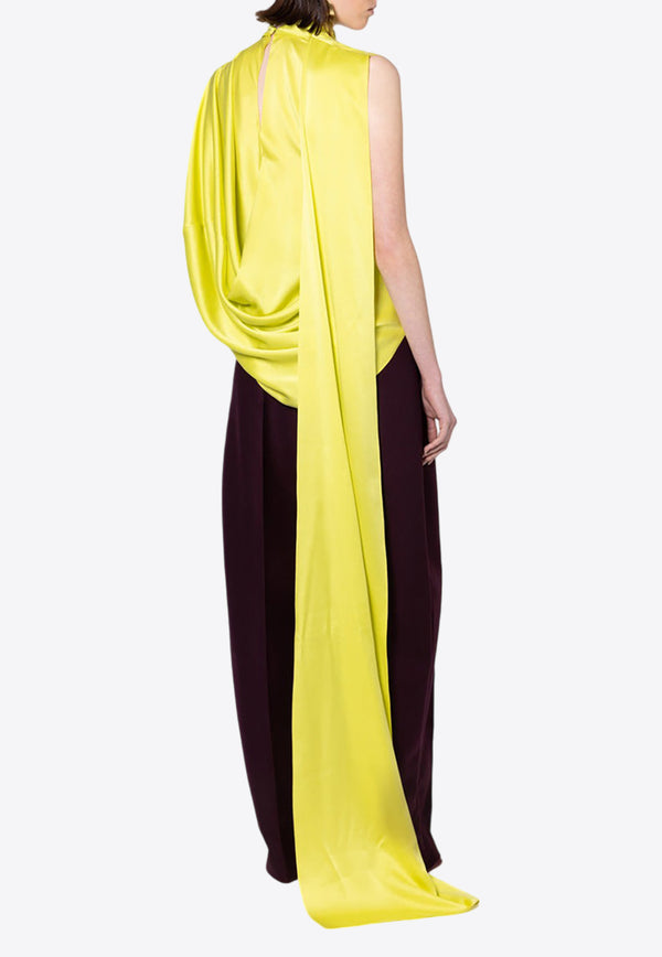 ROKSANDA Vesper Draped Top Yellow 2JZ4_B943A-1YELLOW