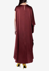 ROKSANDA Hiba Silk Midi Dress Brown 2JZ5_H2350A-1_BRONZE