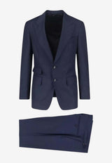 Tom Ford Wool Single-Breasted Suit Navy 2LEP01-WOS07 UBQ