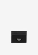 Prada Logo-Plaque Leather Cardholder 2MC0252DMH/S_PRADA-F0002