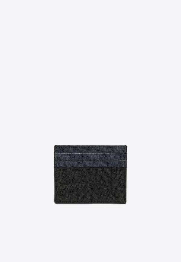 Prada Saffiano Leather Logo Cardholder Black 2MC0252FPJ/P_PRADA-F0G52