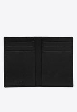 Prada Triangle Logo Vertical Bi-Fold Wallet Black 2MC101QHH/P_PRADA-F0002