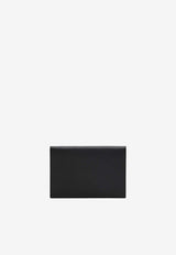 Prada Triangle Logo Saffiano Leather Wallet Black 2MF032QHH/P_PRADA-F0002