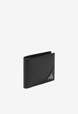 Prada Triangle Logo Leather Bi-Fold Wallet Black 2MO738QME/Q_PRADA-F0002