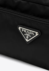 Prada Triangle Logo Re-Nylon Vanity Pouch Black 2NA0302DMH/O_PRADA-F0002