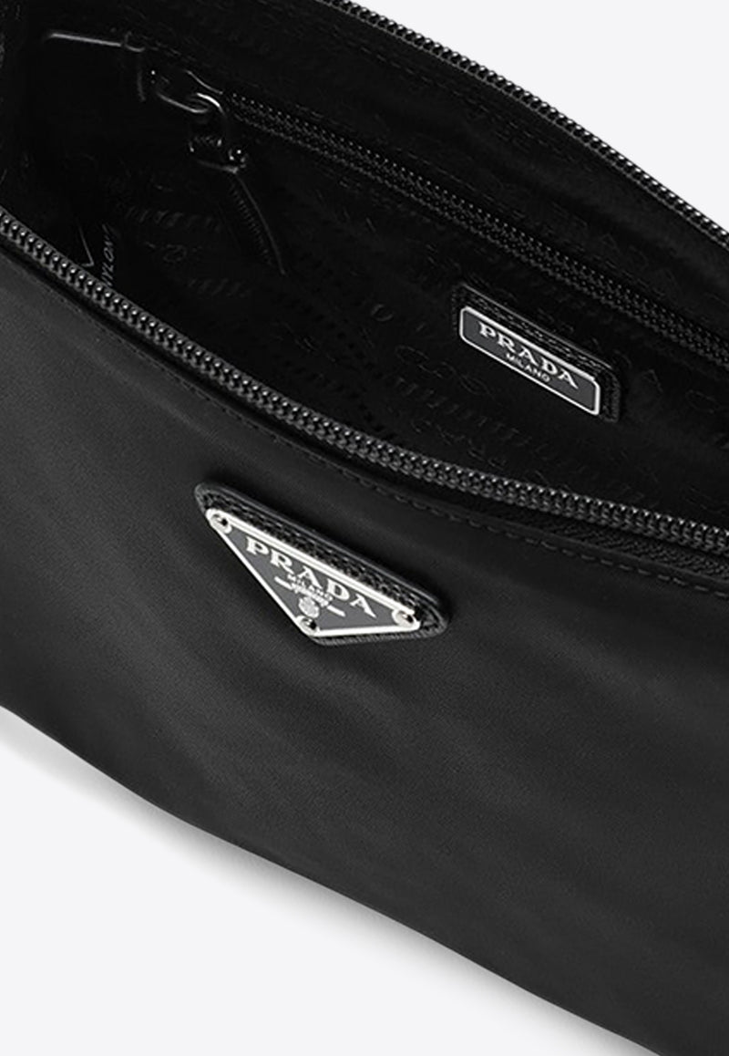 Prada Triangle Logo Pouch Bag Black 2NE7892DMH/R_PRADA-F0002