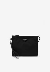 Prada Logo-Plaque Pouch Bag 2NE7892DMH/S_PRADA-F0002