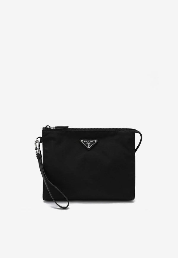 Prada Logo-Plaque Pouch Bag 2NE7892DMH/S_PRADA-F0002