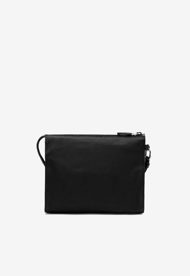 Prada Logo-Plaque Pouch Bag 2NE7892DMH/S_PRADA-F0002