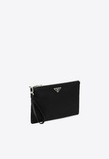 Prada Small Re-Nylon Pouch Bag Black 2NH0062DMH/O_PRADA-F0002