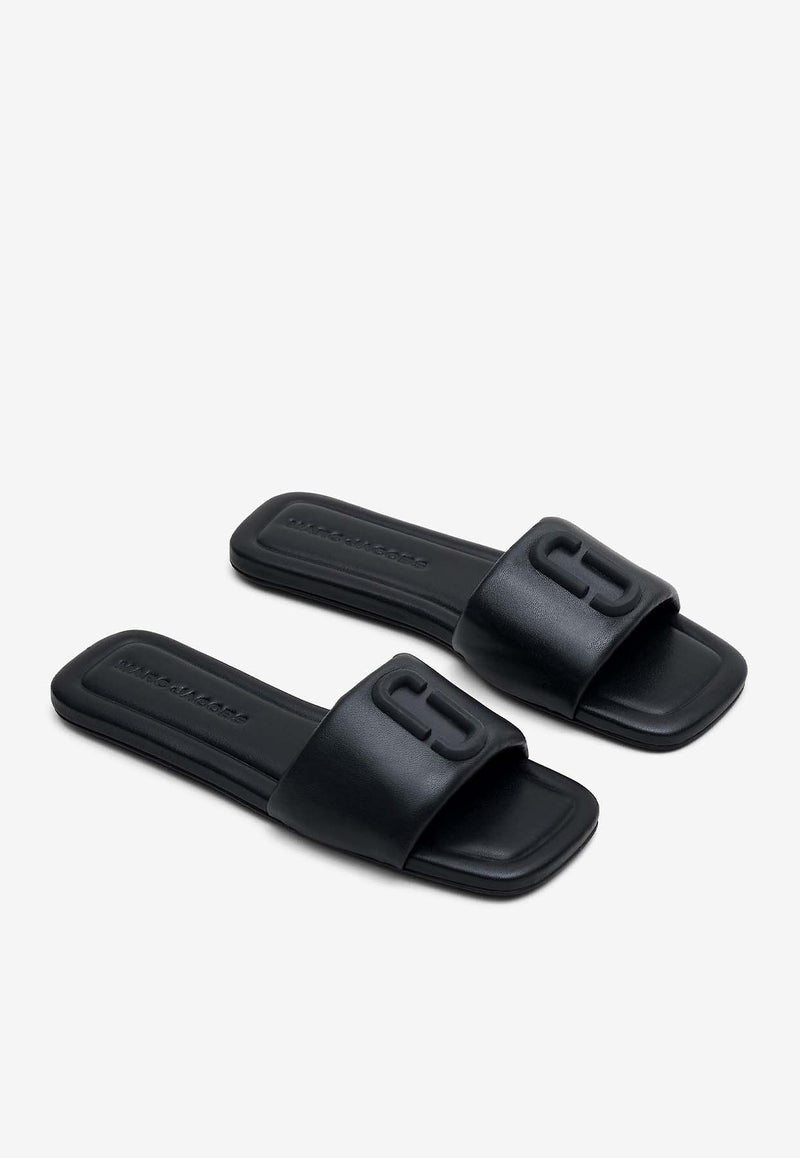 Marc Jacobs J Marc Leather Slides 2P3FSA006F06BLACK