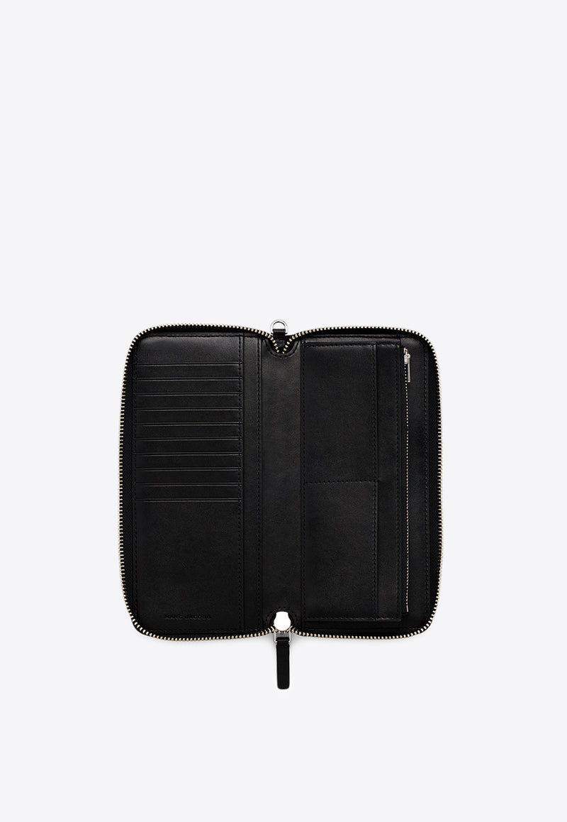 Marc Jacobs Covered J Marc Continental Leather Wallet Black 2P4SMP013S02-001_BLACK