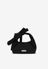 Marc Jacobs Mini Bow Nylon Sack Bag Black 2P5HSC004H03NY/R_MARC-001