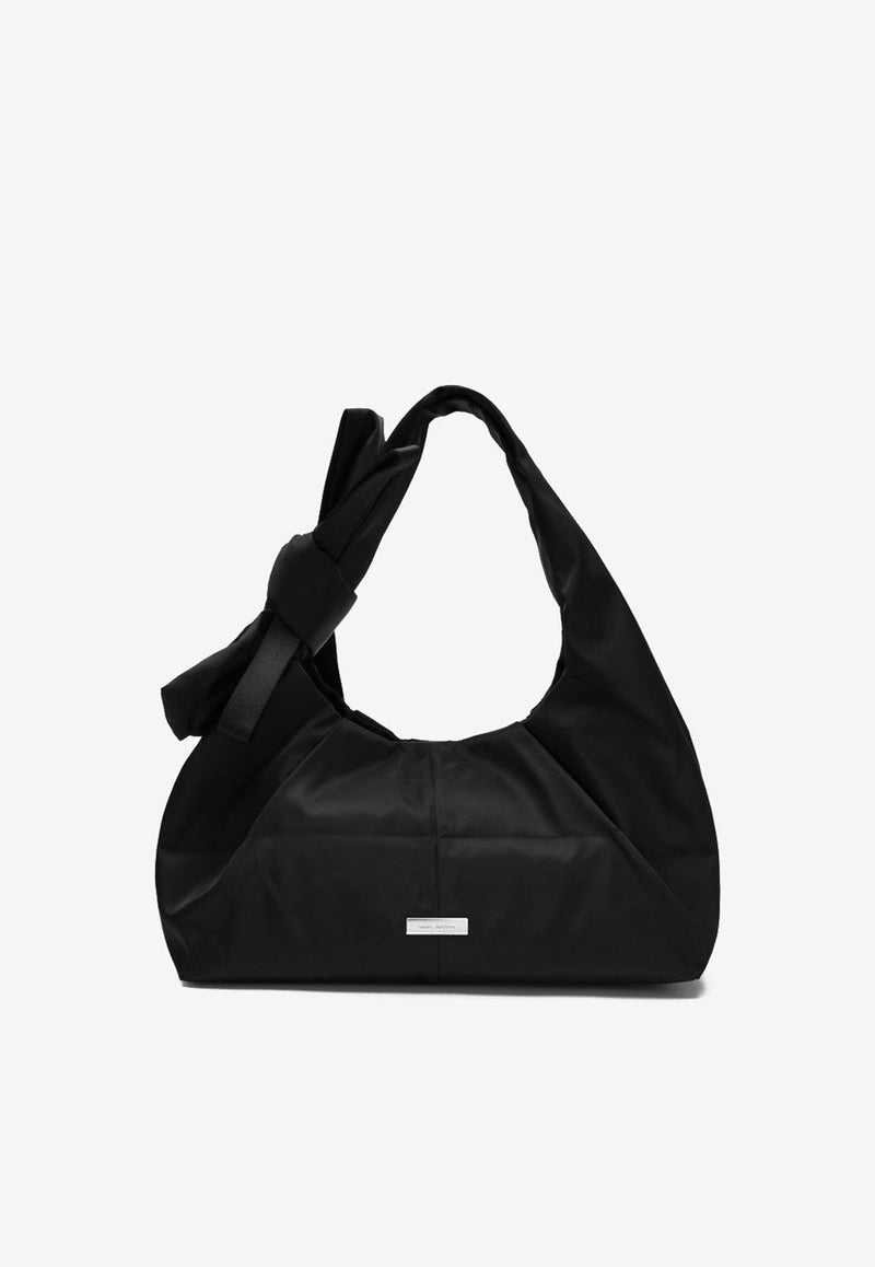 Marc Jacobs Medium Bow Nylon Sack Bag Black 2P5HSH024H03NY/R_MARC-001