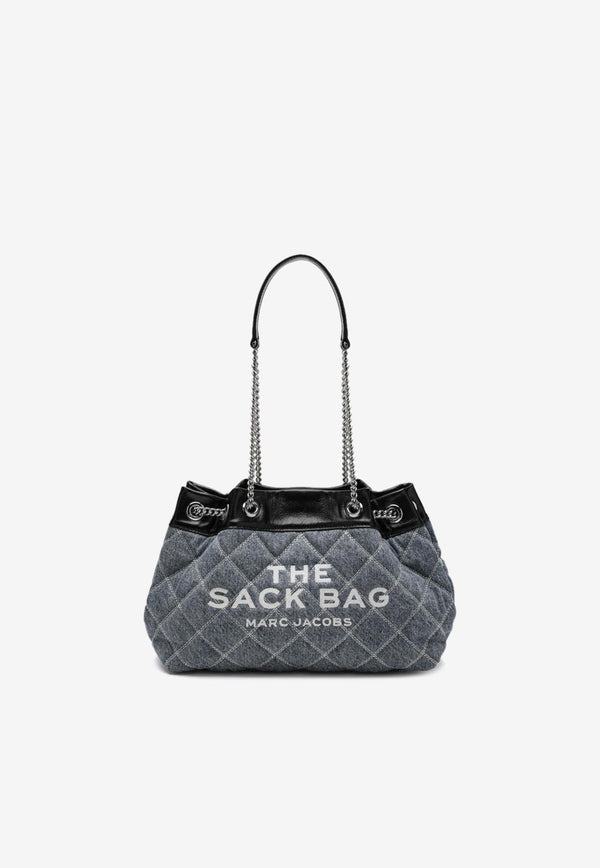 Marc Jacobs Medium Quilted Denim Chain Shoulder Bag Blue 2P5HSH034H03CO/R_MARC-416