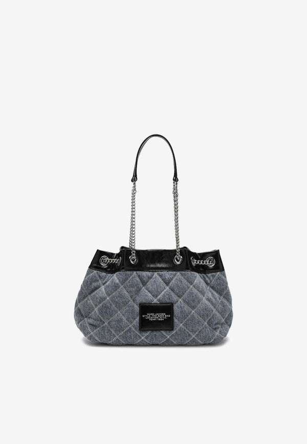 Marc Jacobs Medium Quilted Denim Chain Shoulder Bag Blue 2P5HSH034H03CO/R_MARC-416