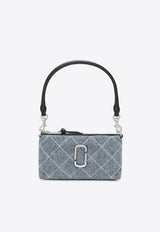 Marc Jacobs Snapshot Quilted Denim Convertible Shoulder Bag Light Blue 2P5SMN024S03CO/R_MARC-416