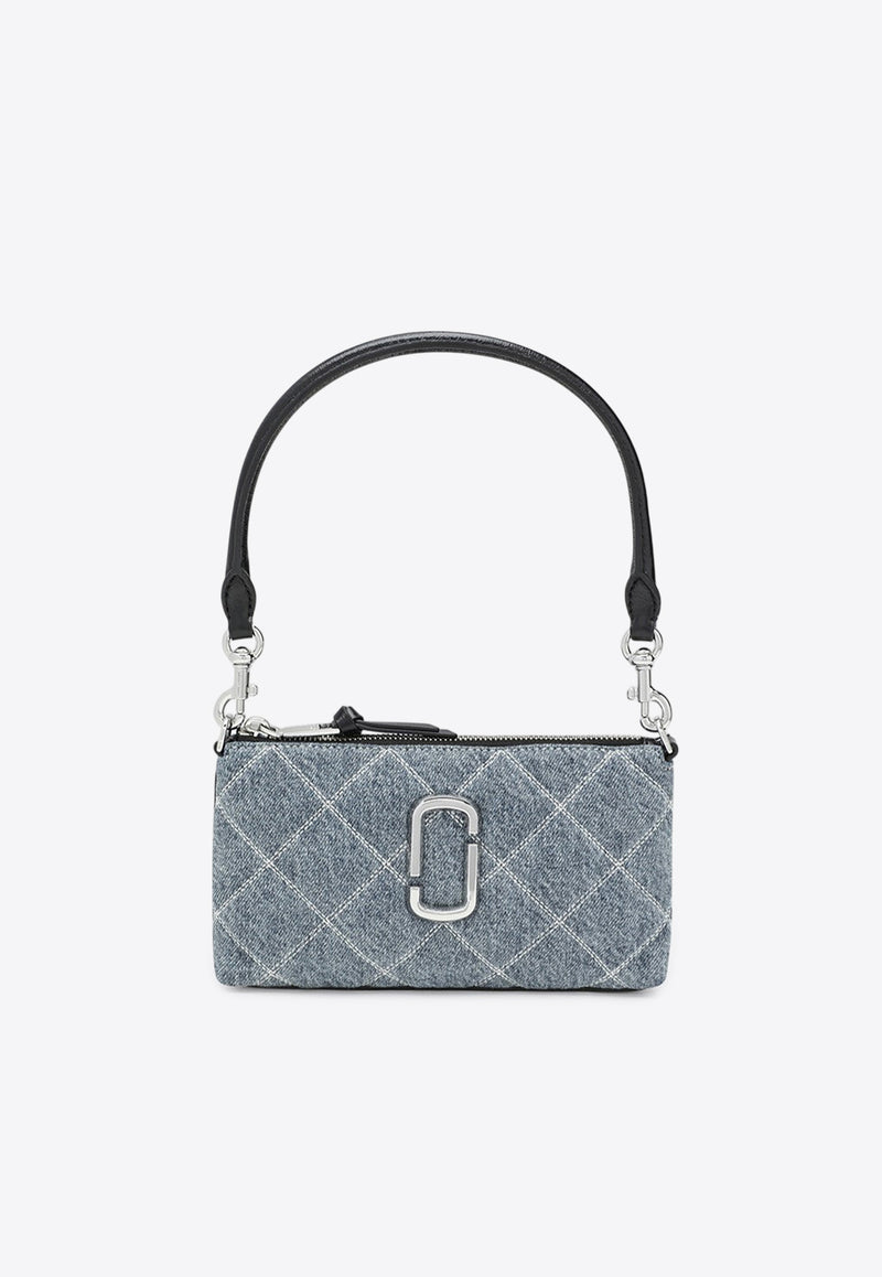 Marc Jacobs Snapshot Quilted Denim Convertible Shoulder Bag Light Blue 2P5SMN024S03CO/R_MARC-416