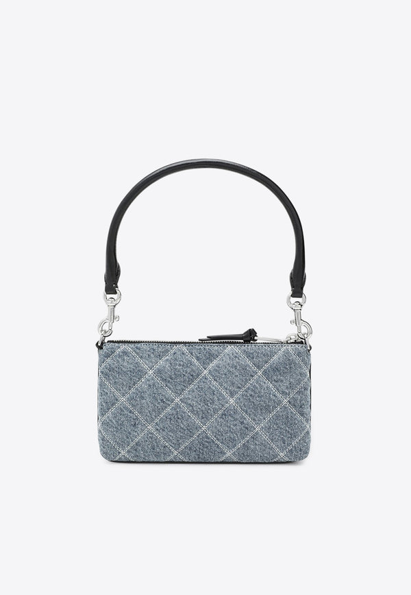 Marc Jacobs Snapshot Quilted Denim Convertible Shoulder Bag Light Blue 2P5SMN024S03CO/R_MARC-416