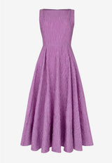 ROKSANDA Tera Textured Crepe Midi Dress Lilac 2PL6_H2410B-1_BLUSH