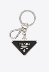 Prada Triangle Logo Keyring Black 2PP080053/O_PRADA-F0002