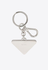 Prada Triangle Logo Keyring Black 2PP080053/O_PRADA-F0002
