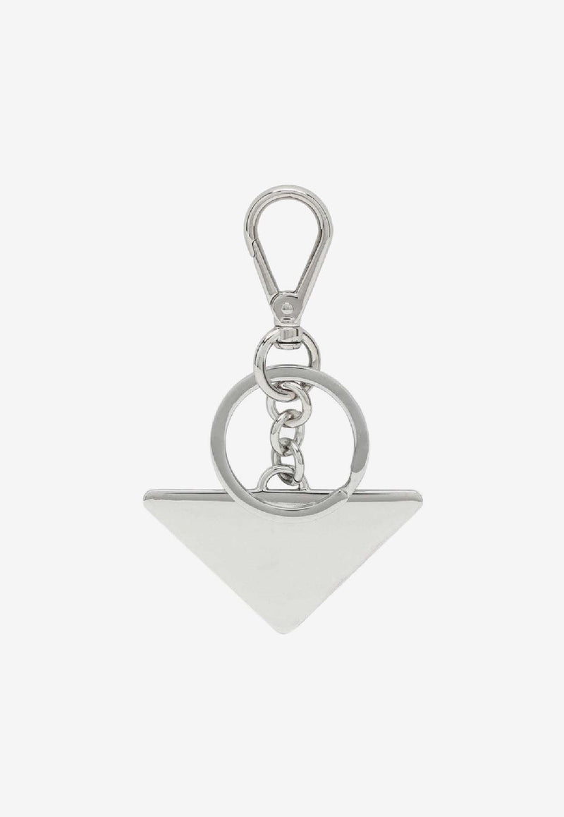 Prada Logo-Plaque Keyring  2PS05766A/S_PRADA-F0002