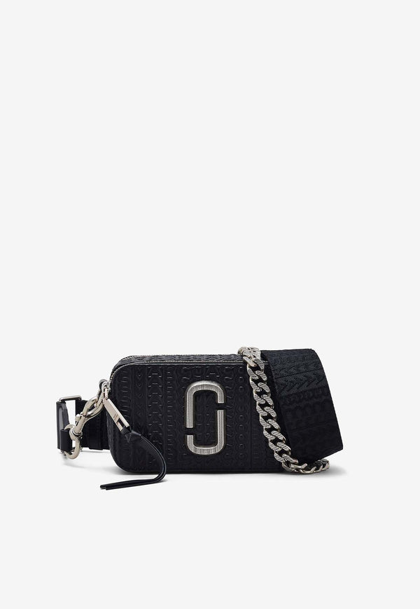 Marc Jacobs Snapshot Shoulder Bag in Debossed Leather 2R3HCR004H02BLACK
