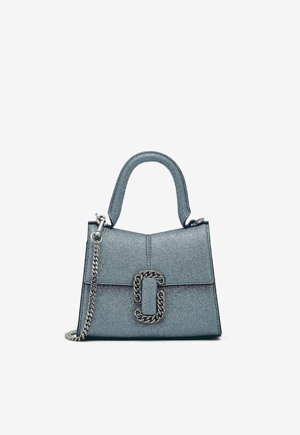 Marc Jacobs St. Marc Top Handle Bag in Galactic Glitter 2R3HSC086H02SILVER