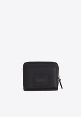 Marc Jacobs Mini Compact Pebbled Leather Wallet Black 2R3SMP044S10-001_BLACK