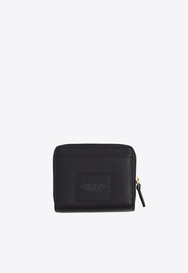 Marc Jacobs Mini Compact Pebbled Leather Wallet Black 2R3SMP044S10-001_BLACK