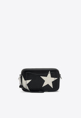 Marc Jacobs Snapshot Star Patchwork Leather Crossbody Bag Black 2R4HCR013H02-005_BLACK WHIT