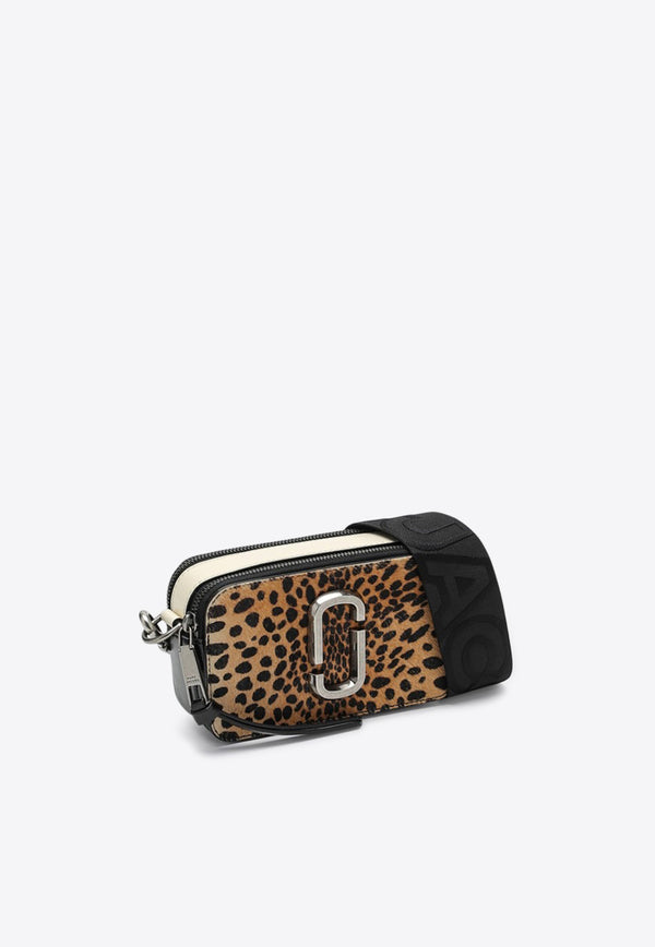 Marc Jacobs Snapshot Leopard Crossbody Bag Black 2R4HCR028H02LE/Q_MARC-002